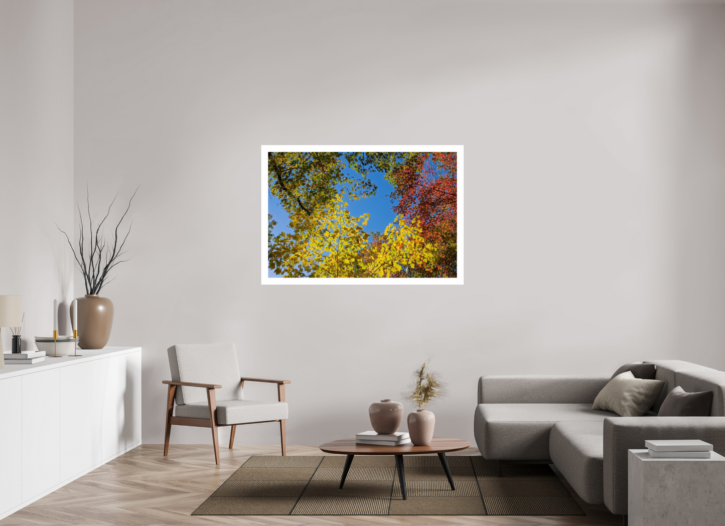 54 x 36″, Hahnemühle Photo Rag Baryta, 2 in. white border. (Print Only) Autumn Leaves 03