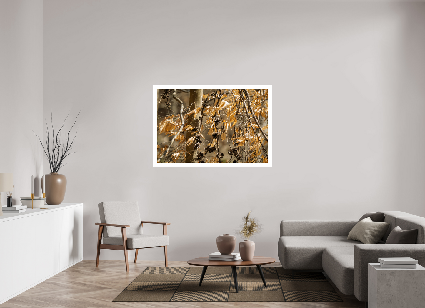 54 x 36″, Hahnemühle Photo Rag Baryta, 2 in. white border. (Print Only) Forest Gold 01
