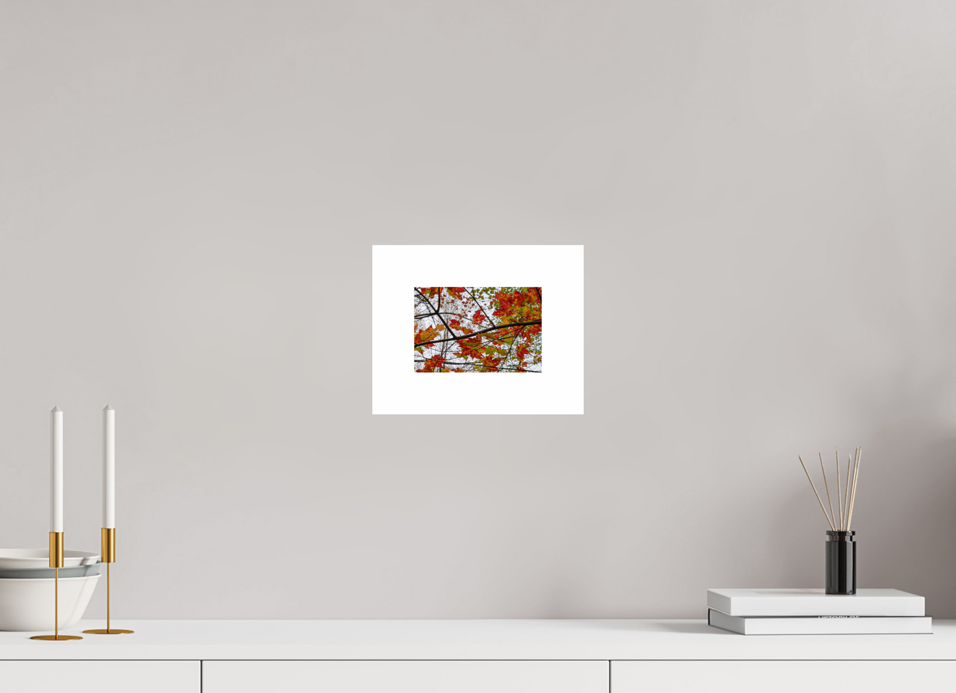 6 x 4″, Hahnemühle Photo Rag Baryta, 2 in. white border. (Print Only) Autumn Leaves 08