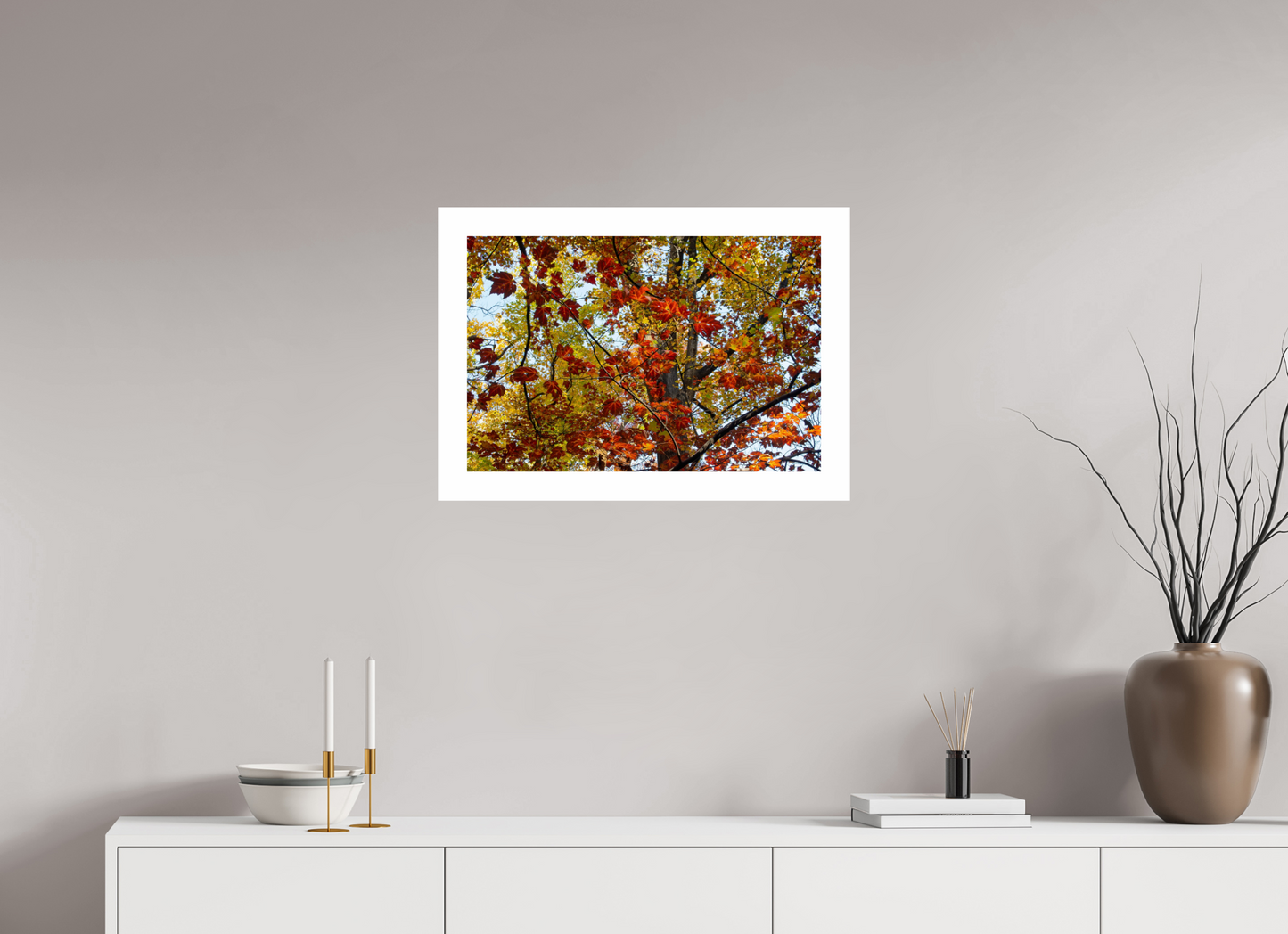 24 x 16″, Hahnemühle Photo Rag Baryta, 2 in. white border. (Print Only) Autumn Leaves 04