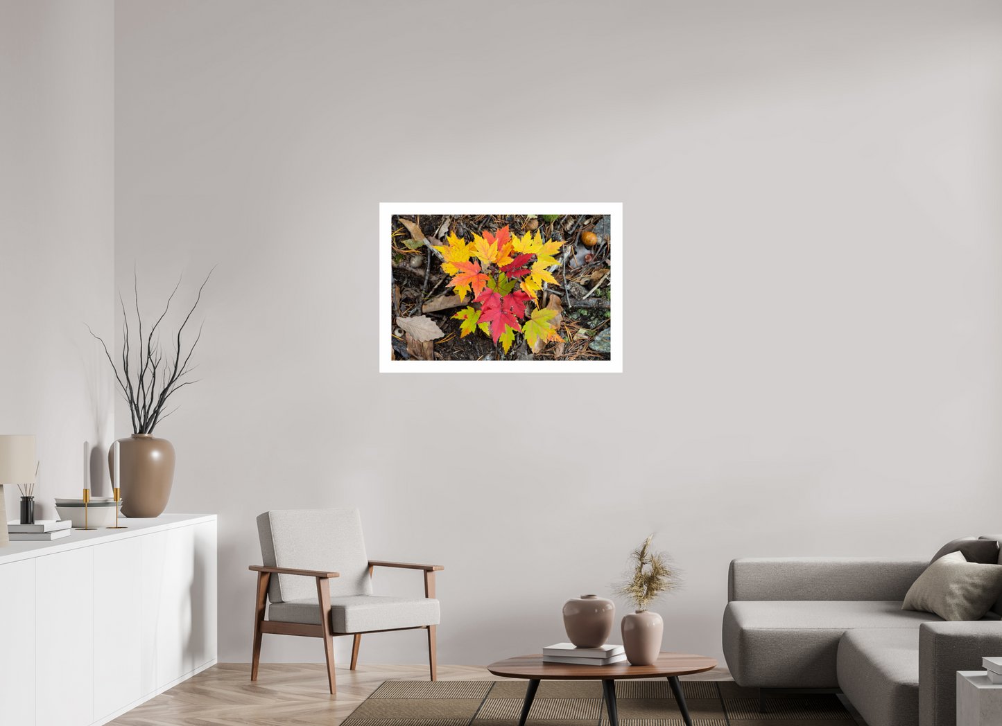 36 x 24″, Hahnemühle Photo Rag Baryta, 2 in. white border. (Print Only) Autumn Leaves 15