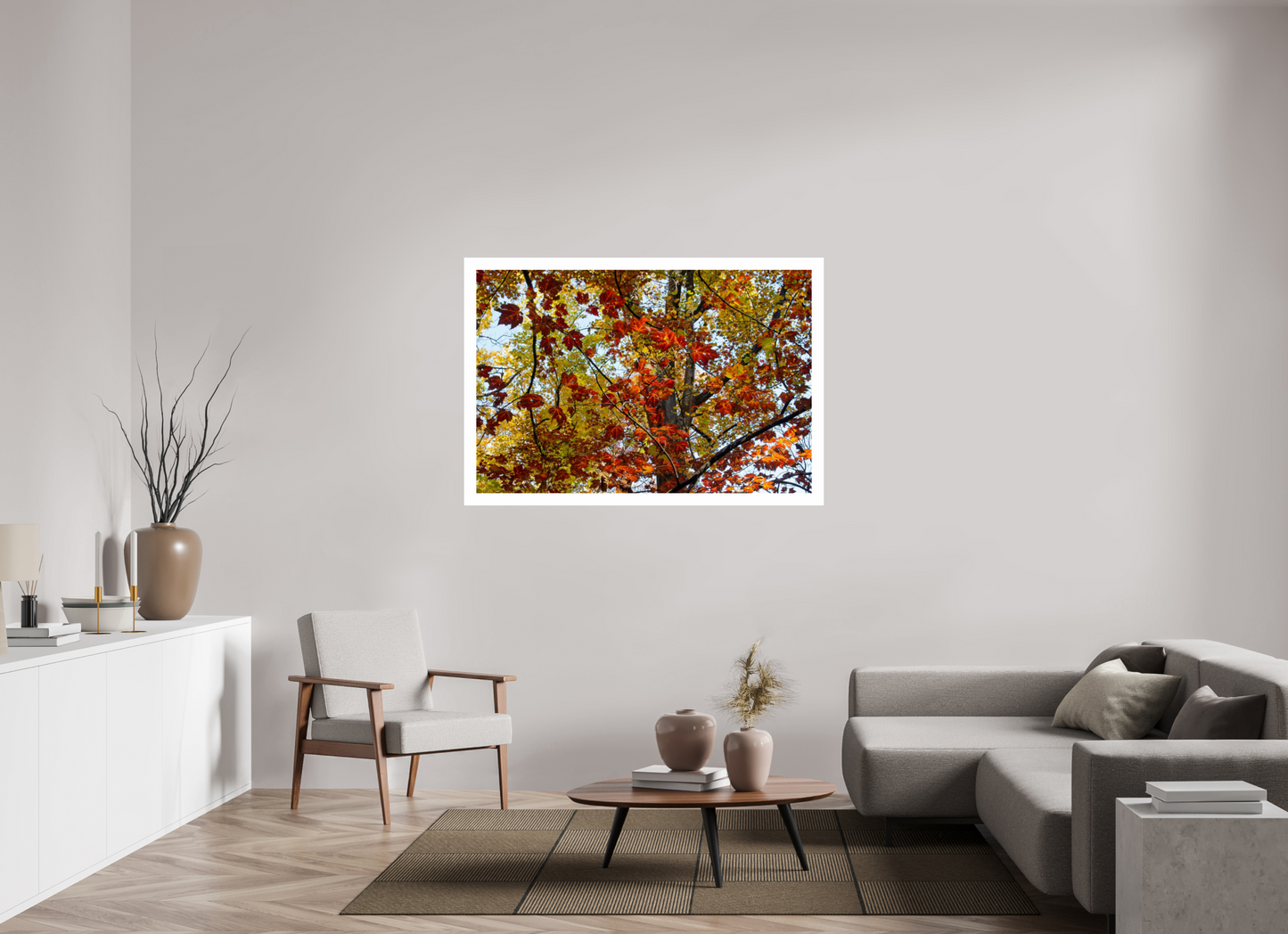 54 x 36″, Hahnemühle Photo Rag Baryta, 2 in. white border. (Print Only) Autumn Leaves 04