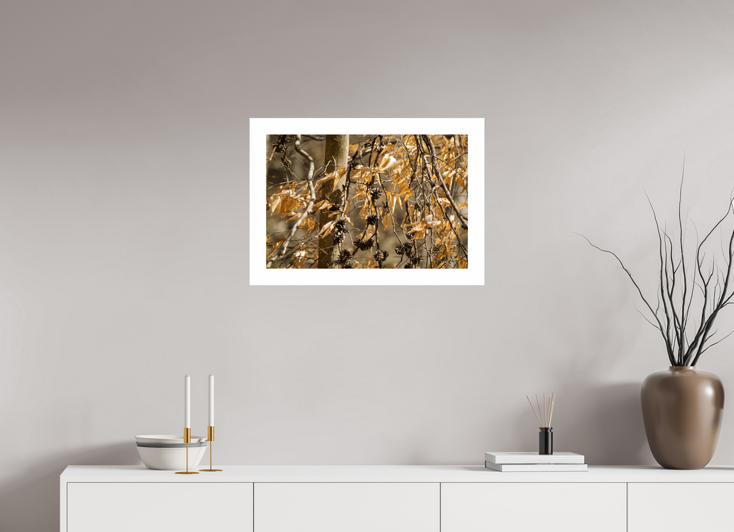 24 x 16″, Hahnemühle Photo Rag Baryta, 2 in. white border. (Print Only) Forest Gold 01