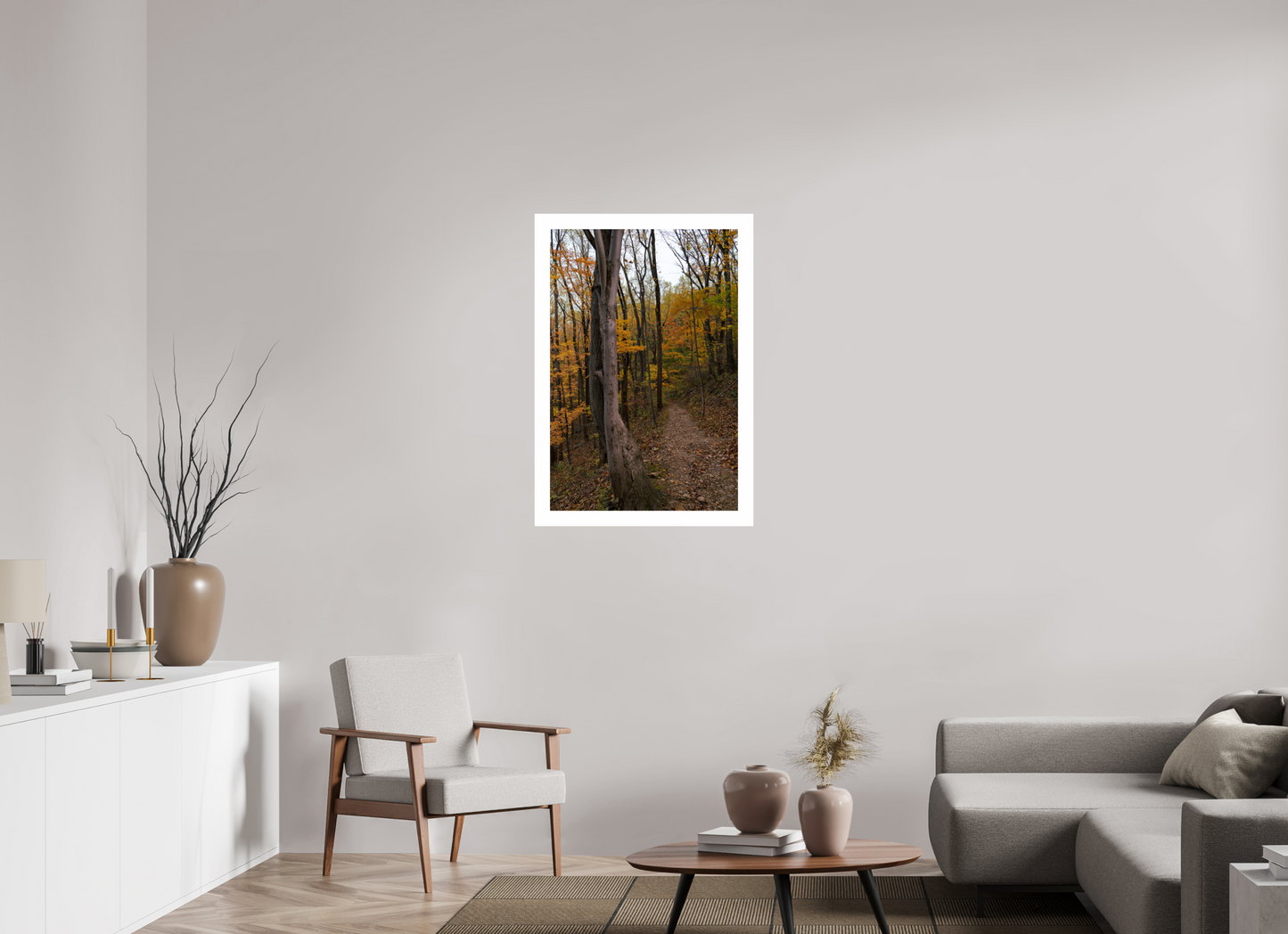 24 x 36″, Hahnemühle Photo Rag Baryta, 2in. white border. (Print Only) Autumn Path 03