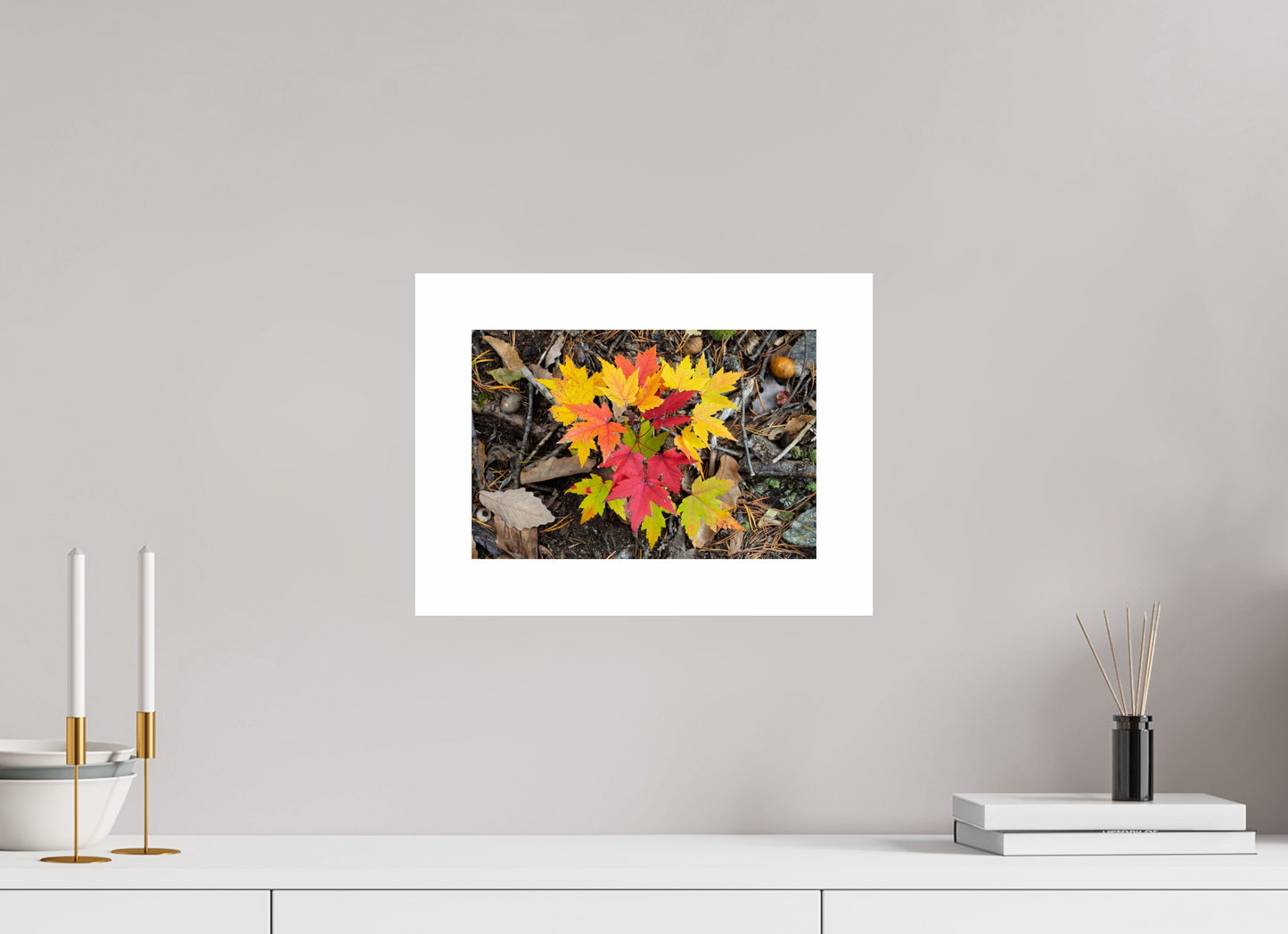 12 x 8″, Hahnemühle Photo Rag Baryta, 2 in. white border. (Print Only) Autumn Leaves 15