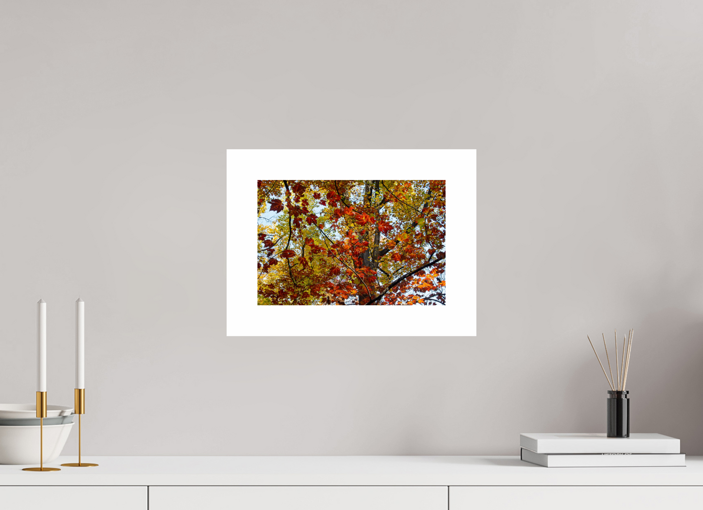 12 x 8″, Hahnemühle Photo Rag Baryta, 2 in. white border. (Print Only) Autumn Leaves 04