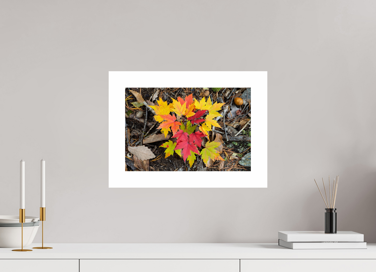 15 x 10″, Hahnemühle Photo Rag Baryta, 2 in. white border. (Print Only) Autumn Leaves 15