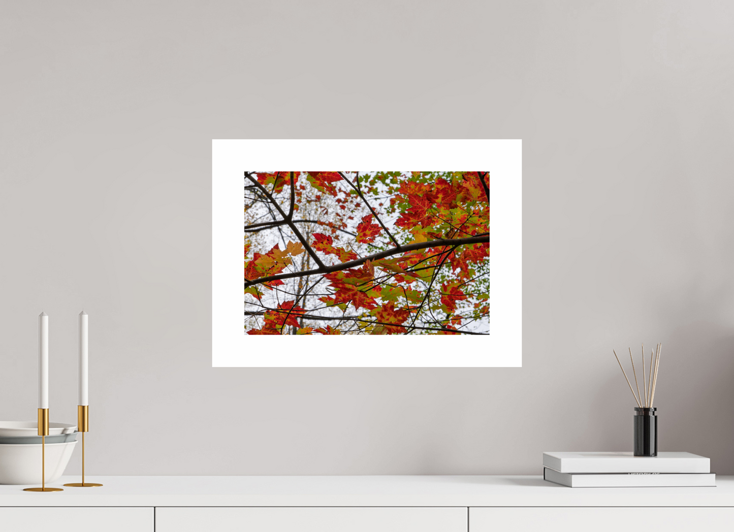 15 x 10″, Hahnemühle Photo Rag Baryta, 2 in. white border. (Print Only) Autumn Leaves 08