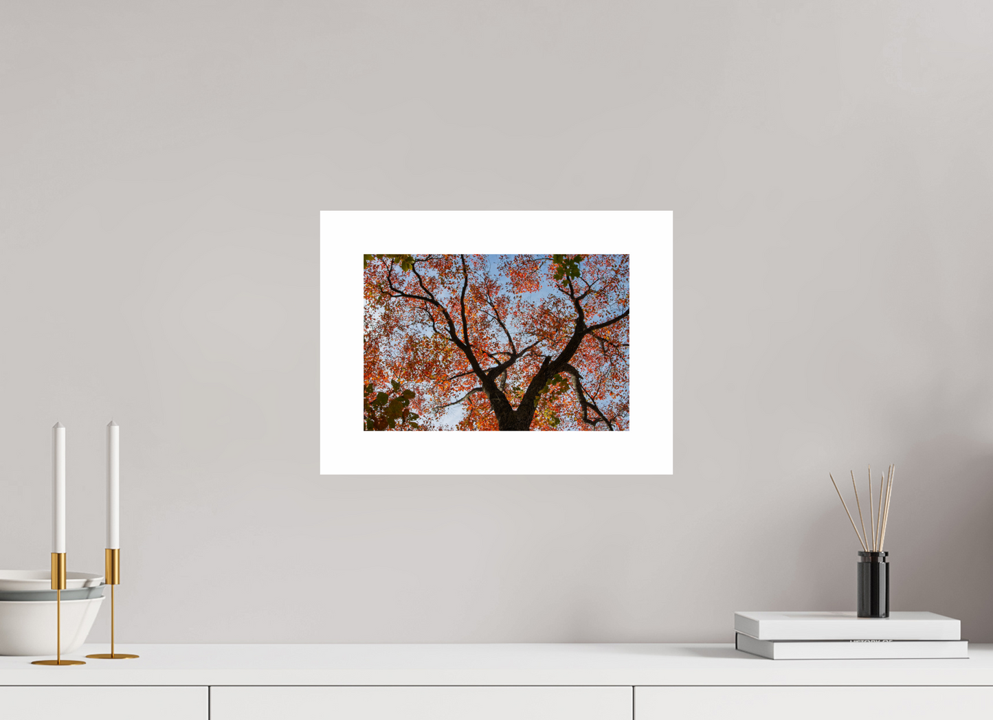 12 x 8″, Hahnemühle Photo Rag Baryta, 2 in. white border. (Print Only) Autumn Leaves 01